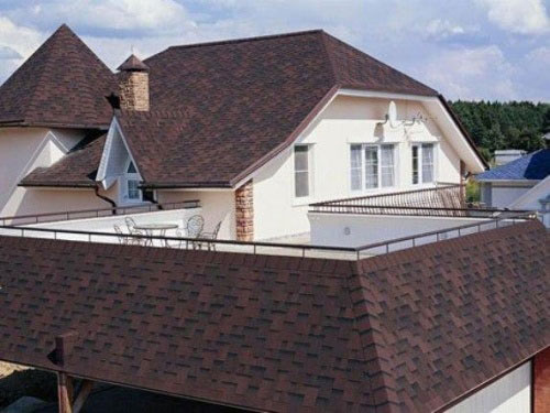 Крыша из металлочерепицы