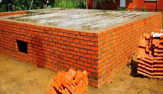 Фундамент из кирпича