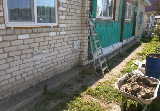 Фундамент под облицовку