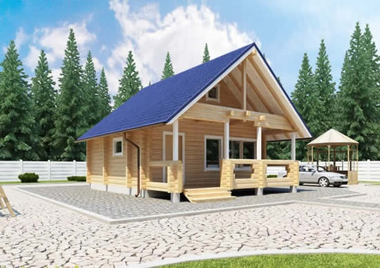 Кровля дачного дома из мягкой черепицы