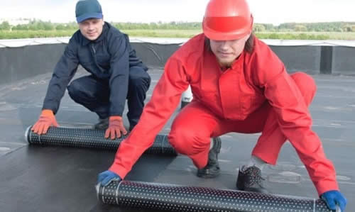 правильный ремонт крыши из рубероида
