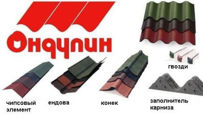Элементы для кровли из ондулина