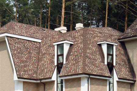 Крыша, покрытая Shinglas