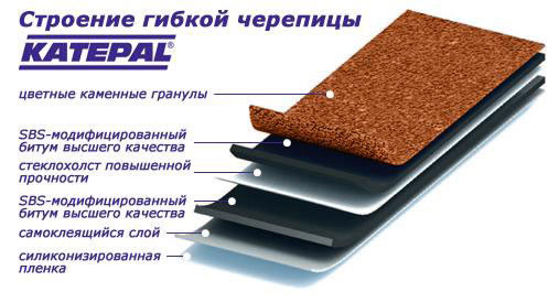 Строение церепицы Катепал