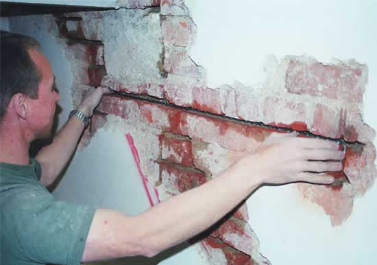 Ремонт горизонтальных трещин